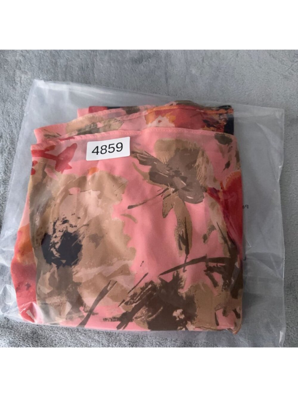 Lauren Ralph Lauren Dress Size 12 Shift Midi Sleeveless Floral Chiffon Pink - Picture 10 of 10
